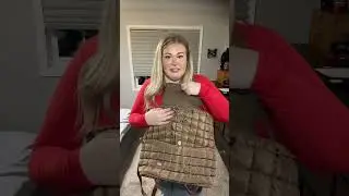 Perfect Puffer Bag for Fall, Christmas Gifts, or Work!