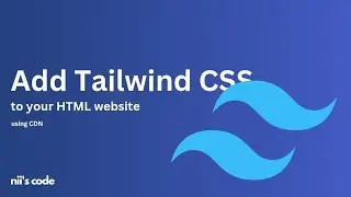 Add TailwindCss to your HTML website with CDN