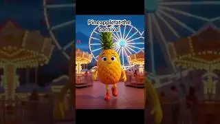 Pineapple at the carnival #aifruits #spongebob #friuts #viralshorts #viralshort #fyp #pineapple #ai