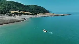 Porlock Beach UK | Drone Footage | Charity Swim (DJI Mini 4 Pro)