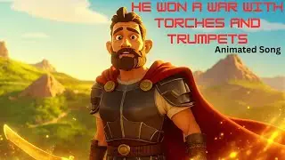 Torches and Trumpets. (PIXAR like Video) Learn how Gideon won a battle without a single sword #song
