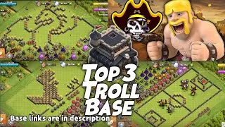 TOP 3 TH9 Troll bases 2021 with Link | Best troll bases for TH9