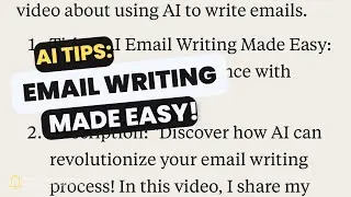 AI Email Writing Made Easy: Tips from My Experience with Claude