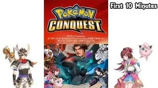 Pokemon Conquest - First 10 Minutes - Nintendo DS