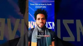 3 tips on how to audit Yourself daily #motivation #inspiration #auditanalytics #auditrisk #audit