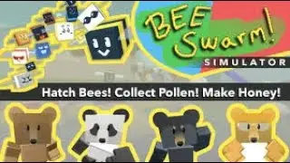 Bee Swarm Simulator | Completing Spirit Bear's Beesmas Quest and opening 10 Gift |