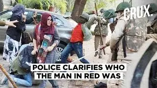 Jamia Police Violence | Man in Red Was Part of Anti- Auto-theft Squad : Delhi Police