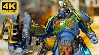ULTRAMARINES 4TH COMPANY CHAMPION! Heavy Bolter Gameplay - Warhammer 40k Space Marine 2 (4K)