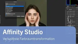 Affinity Studio: Farbraumtransformation mit Smartobjekt (beinahe)