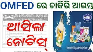 OMFED Recruitment 2022 ! Odisha Job News ! OMFED Job ! Job Vacancy 2022 ! Latest Job Notification