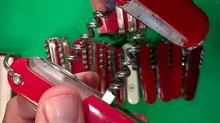 Swiss Army Knives - Corkscrews are people too. (evolution and variations)