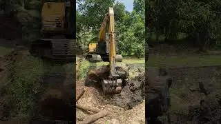 CAT 312B Excavator in Action | Skilled Operator at Work!
