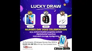 NURSING LIVE NURSE'S DAY CELEBRATION 2022 - LIVE LUCKY DRAW EVENT & ANNOUNCEMENT OF WINNERS