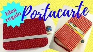 Portacarte con la tecnica del cartonaggio creativo - Idea regalo fai da te