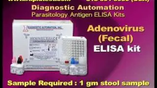 Adenovirus (Fecal) ELISA test kit | CE-GMP | 818-591 3030-USA.