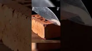Satisfying Knife vs Brick ASMR | Ultra Sharp Sound