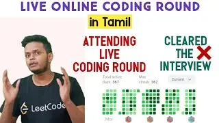 Attending Live Online Coding Interview | Tamil | Cleared The Interview | Zoho Interview preparation