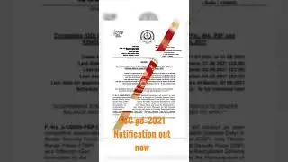 //SSC.gd-2021 notification ।post -25271/&bull;
