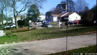 Smiling Mom stealing car