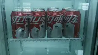 Desk top display cooler countertop mini fridge with glass door energy drink showcase