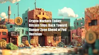 Crypto Markets Today: Bitcoin Slips Back Toward Danger Zone Ahead of Fed Decision