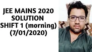 JEE MAINS 2020 | Paper analysis |Shift 1 (7 January) |memory based questions
