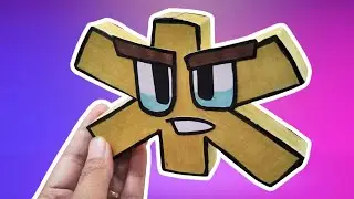 Paper Craft | Russian Alphabet Lore Ж | RALR | Alphabet Lore