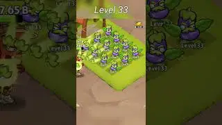 Level 31-35 Merge Plants: Zombie Defense - Plants #gamer  #mergeplants   #gamezombie #gameshorts