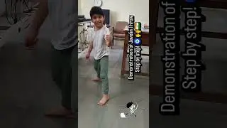 GrowSmartWithAryan | Step by step demonstration of Javelin throw by a kid! 😁🧿