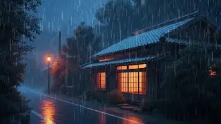Total Relaxation Steady Rain on Traditional Roof + Inner Peace Ambience