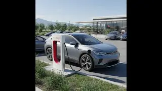 VW ID.4 присоединяется к зарядной сети Tesla