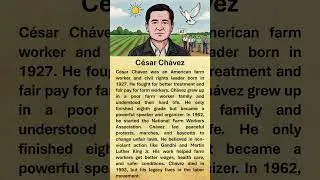 c&eacute;sar ch&aacute;vez biography #englishlistening #motivation #learnenglish #quotes #easyenglish #audiobook