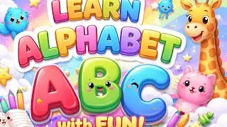 ABC Learning Fun! Colorful Alphabet Song for Kids @Funzonekidzee 