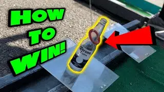 How To Win The BOTTLE UP Carnival Game Every Single Time! BIGGEST PRIZES EVER! | ClawBoss