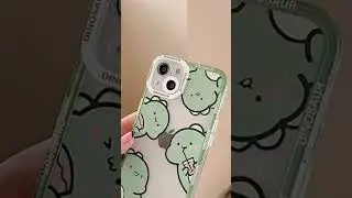 💕 Cartoon Dinosaur Phone Case For iPhone Lens Protection Cute Soft Silicone Case Cover