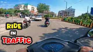 City Motovlog: Riding a Honda Activa in Traffic #riding #topspeed #motovlog 