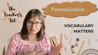 #Personalization - #teaching #vocabulary in the #EFL classroom