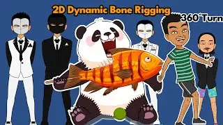 2D Character Rigging | 360&deg; Turnaround | Moho Pro Animation