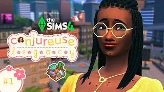 Elle commence une semaine IMPR&Eacute;VISIBLE ! 💪 | Sims 4 | Conjureuse Legacy 🌸 | EP01