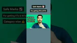 Minimum Marks Required for Getting IITs & NITs ☑️ || IIT JAM 2025 || Inspire Chemistry #shorts