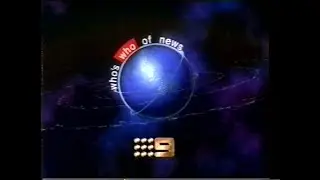 Channel Nine Sydney - Who's Who of News - 45 Second Promo (January 2000)
