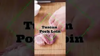 Tuscan Pork Loin - Mediterranean Diet #shorts #pork #mediterraneandiet #tuscany