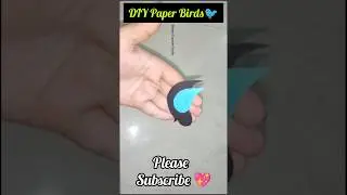 DIY paper Birds 🐦 || #diy #craft #viral #shorts #trendingshorts #trending #beautiful #birds