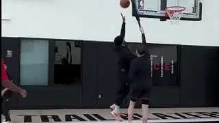 DAMIAN LILLARDs TODAYS WORKOUT IN BLAZERS TRAINING FACILITY & LOOKALIKE READY TO MAKE HIS SEASON DEB