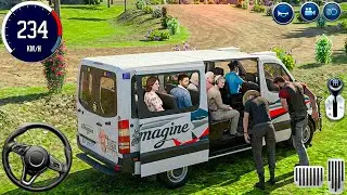 Realistic Offroad VAN Driving 2026: Vietnam van drive passenger to city - android gameplay