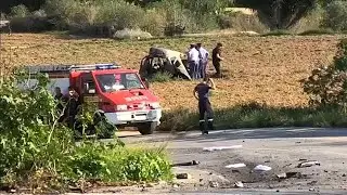 Three charged over murder of Maltese journalist