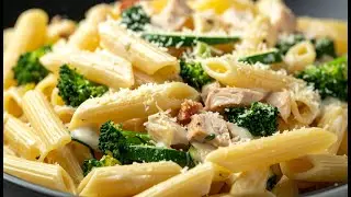 Incredibly delicious pasta in 15 minutes! A simple and tasty pasta recipe for dinner!