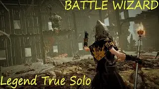Halescourge - Battle Wizard - Legend True solo - Dagger/Bolt Staff - Warhammer Vermintide 2