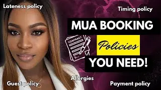 MUA BOOKING POLICY/ WHAT SHOULD BE IN YOUR MUA BOOKING CONTRACT