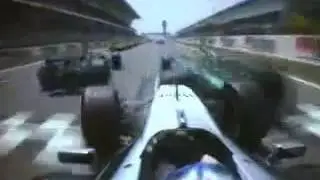 Wurz Castroneves UTTP crashes his McLaren MP4/17 into Mason Harino UTTP Reborn's Jaguar R4